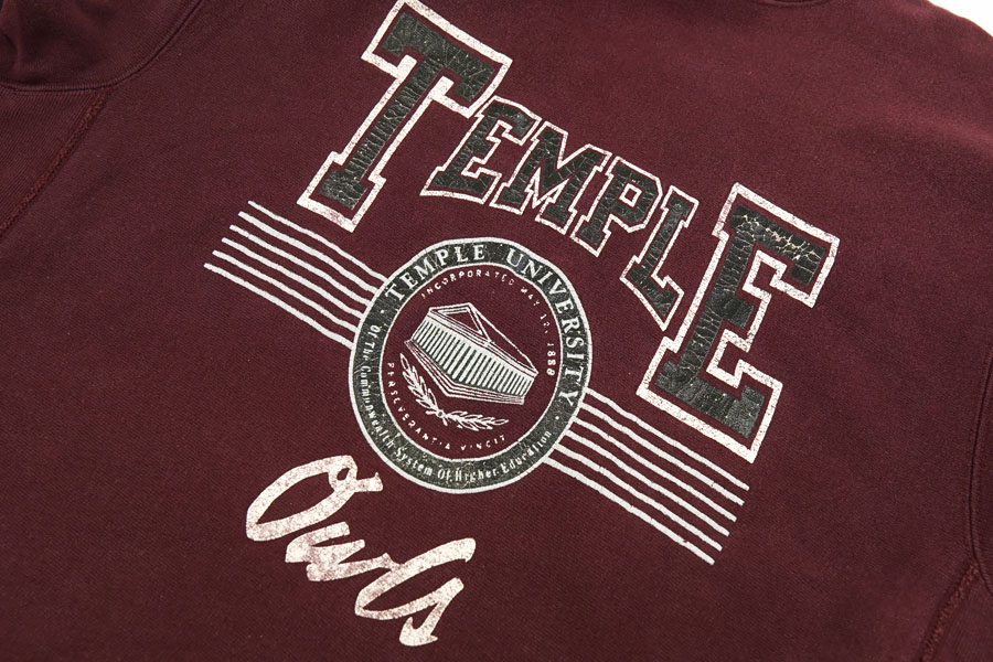 美品 U of P ラバープリント プリントタグ トリコタグ 80s L