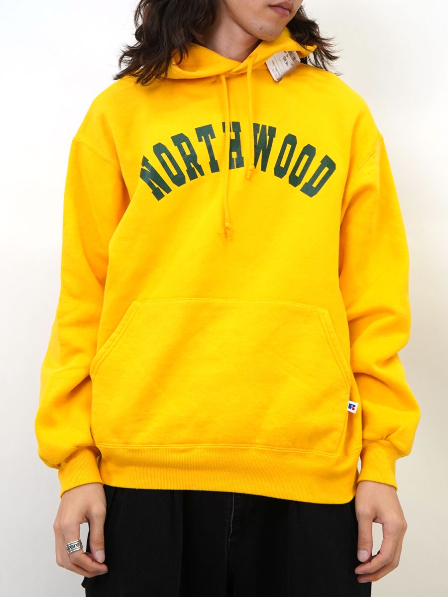 90s Russell Athletic USA製 パーカー イエロー 90's RUSSELL ATHLETIC ''NORTHWOOD'' スウェットパーカ