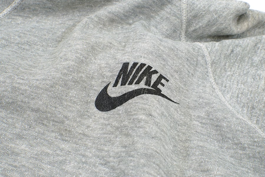70's NIKE グレー×ネイビー 2トーン スウェットパーカ 表記(M) 