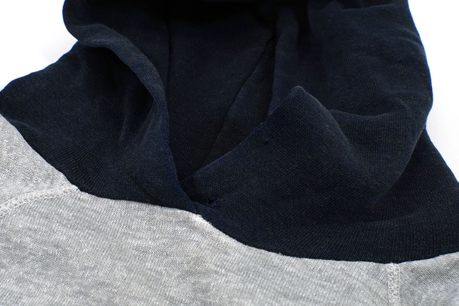 70's NIKE グレー×ネイビー 2トーン スウェットパーカ 表記(M) 