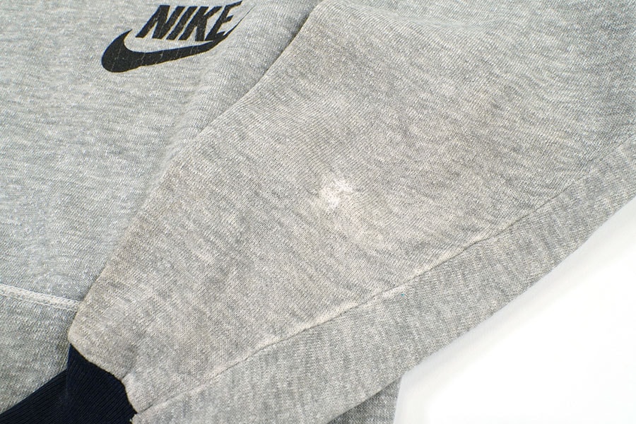 70's NIKE グレー×ネイビー 2トーン スウェットパーカ 表記(M) 