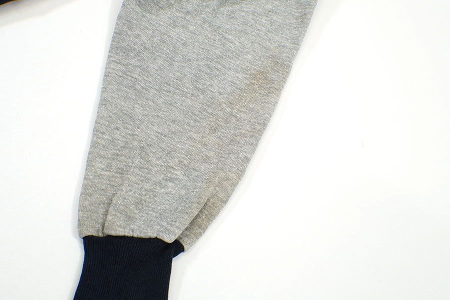 70's NIKE グレー×ネイビー 2トーン スウェットパーカ 表記(M) 