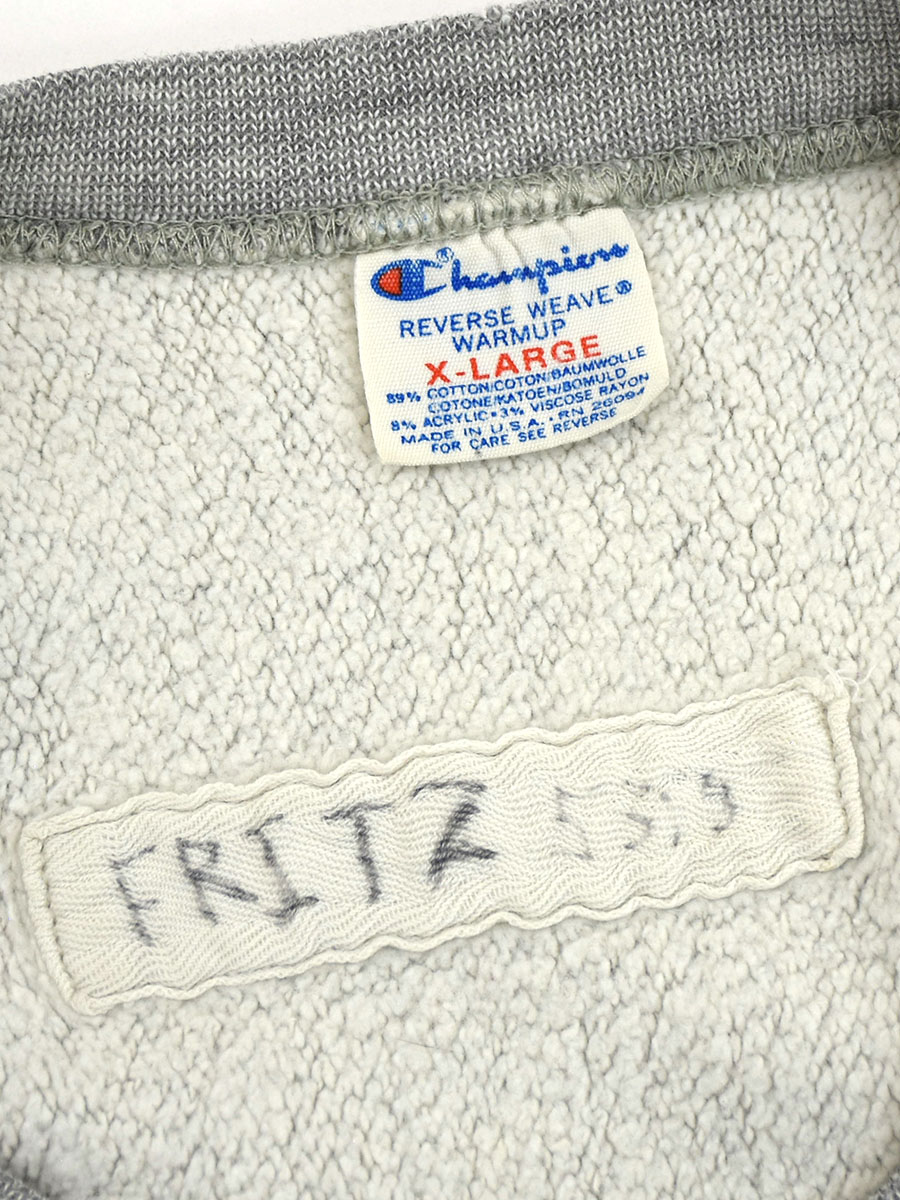 80's プリントタグ チャンピオンRW ''USMA'' 染み込み 表記(XL)