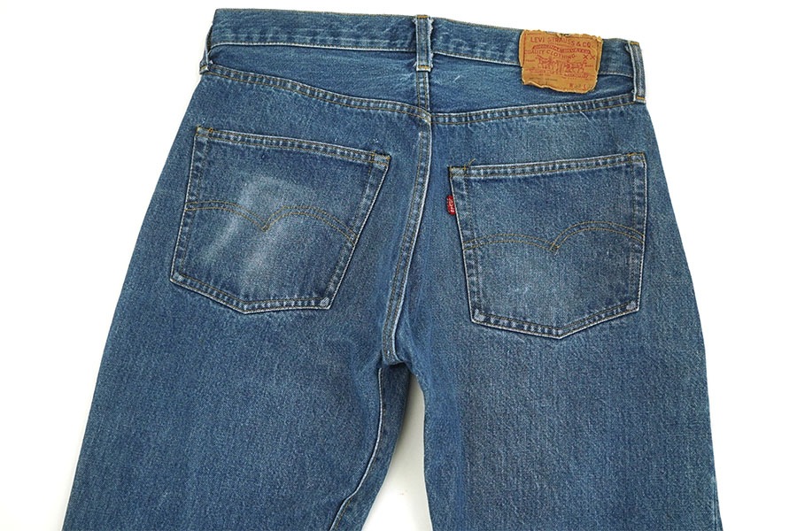 80's LEVI'S 501 66 CHAIN STITCH (SIZE.W33 L33)