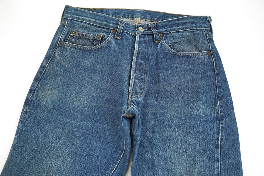 80's LEVI'S 501 66 CHAIN STITCH (SIZE.W33 L33)