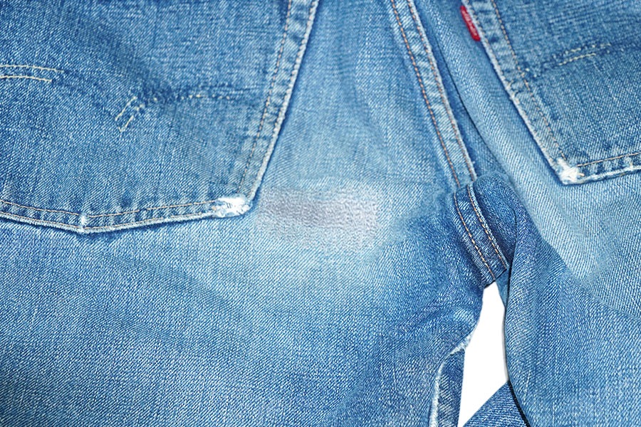 60's Levi's 501 BIG E ウエストシングル デニムパンツ ヒゲ 良雰囲気