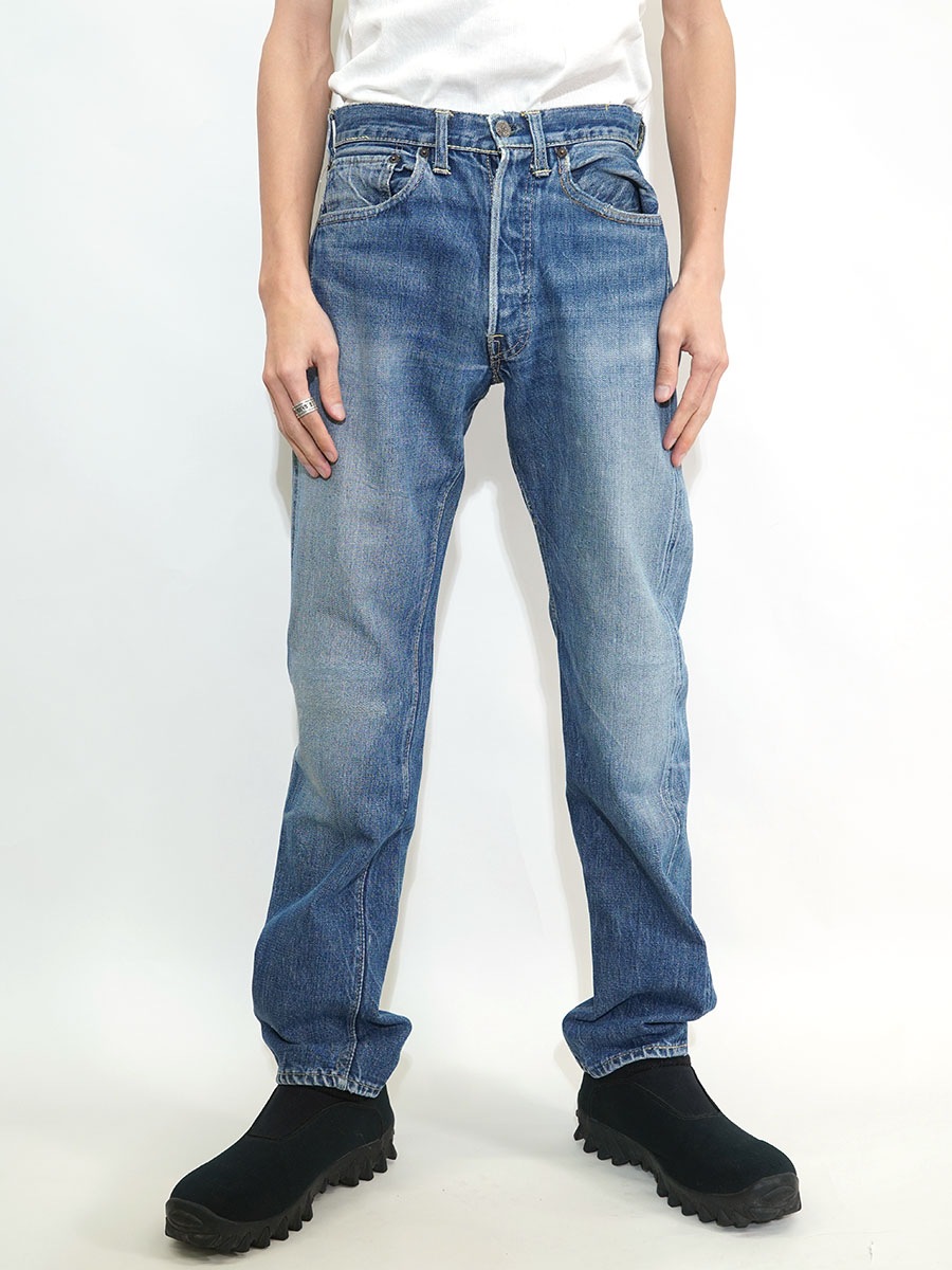60's Levi's 501 BIG-E ウエストシングル デニムパンツ 味ありリペア