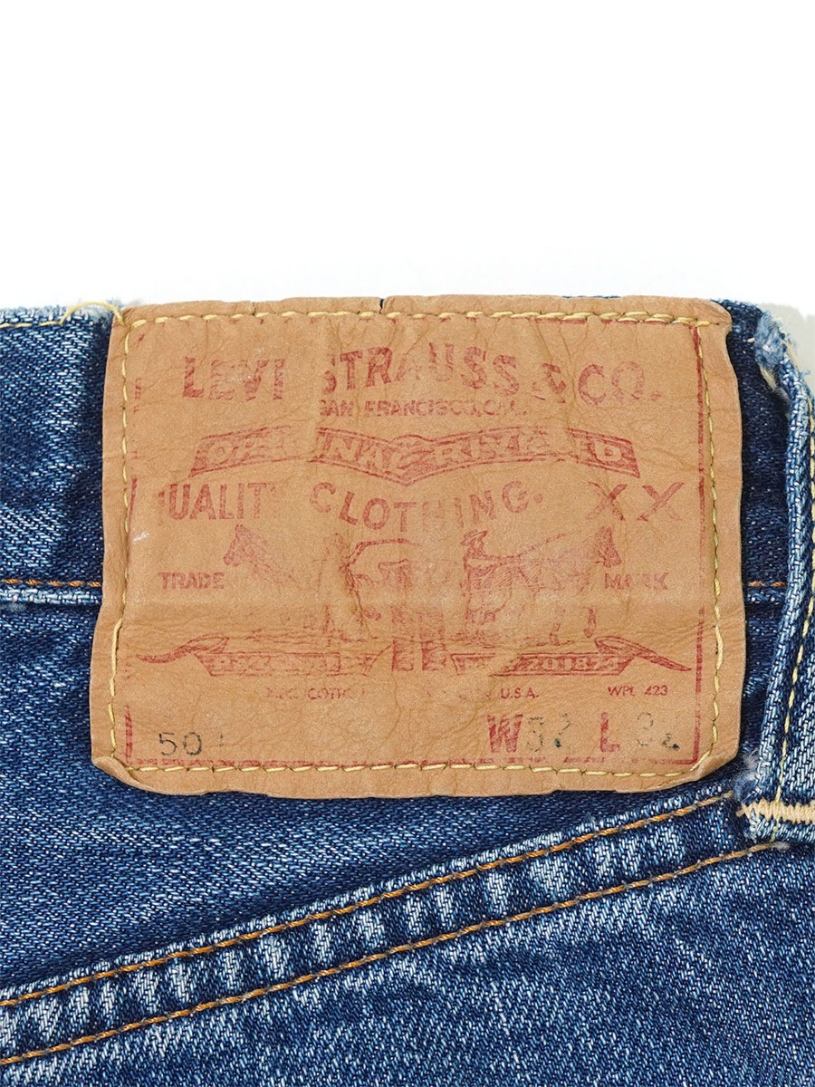 60's Levi's 501 BIG E ウエストシングル デニムパンツ ヒゲ 良雰囲気
