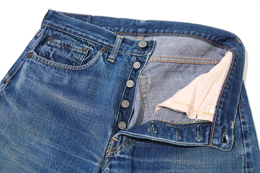 60's Levi's 501 BIG E ウエストシングル デニムパンツ ヒゲ 良雰囲気