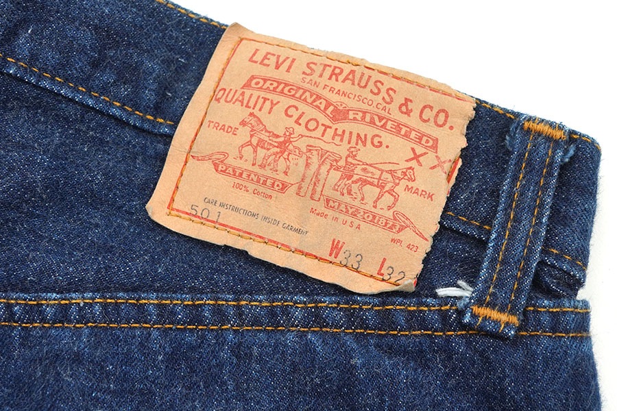 70'S LEVI'S 501 66 SINGLE STITCH (SIZE.W33 L32) | NEW ITEM