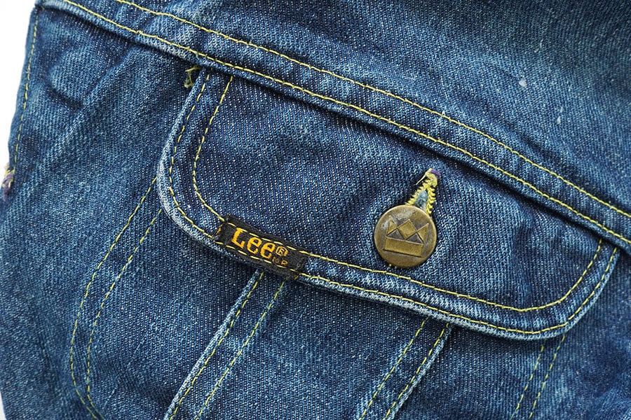 Lee デニムジャケット Mサイズ ☆ 80's Lee 108-0041 TEREX×GM デニムジャケット 良雰囲気 表記(46L