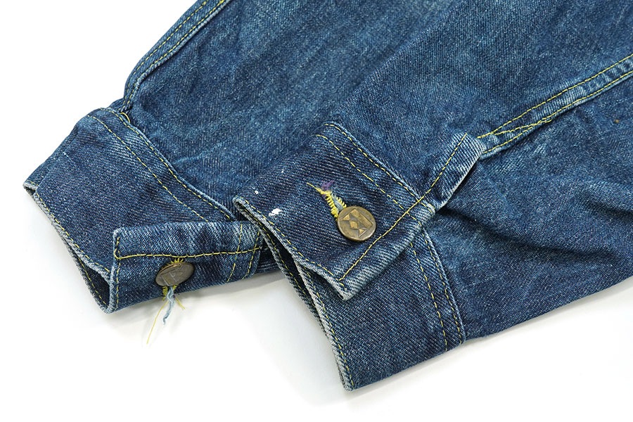 Lee デニムジャケット Mサイズ ☆ 80's Lee 108-0041 TEREX×GM デニムジャケット 良雰囲気 表記(46L