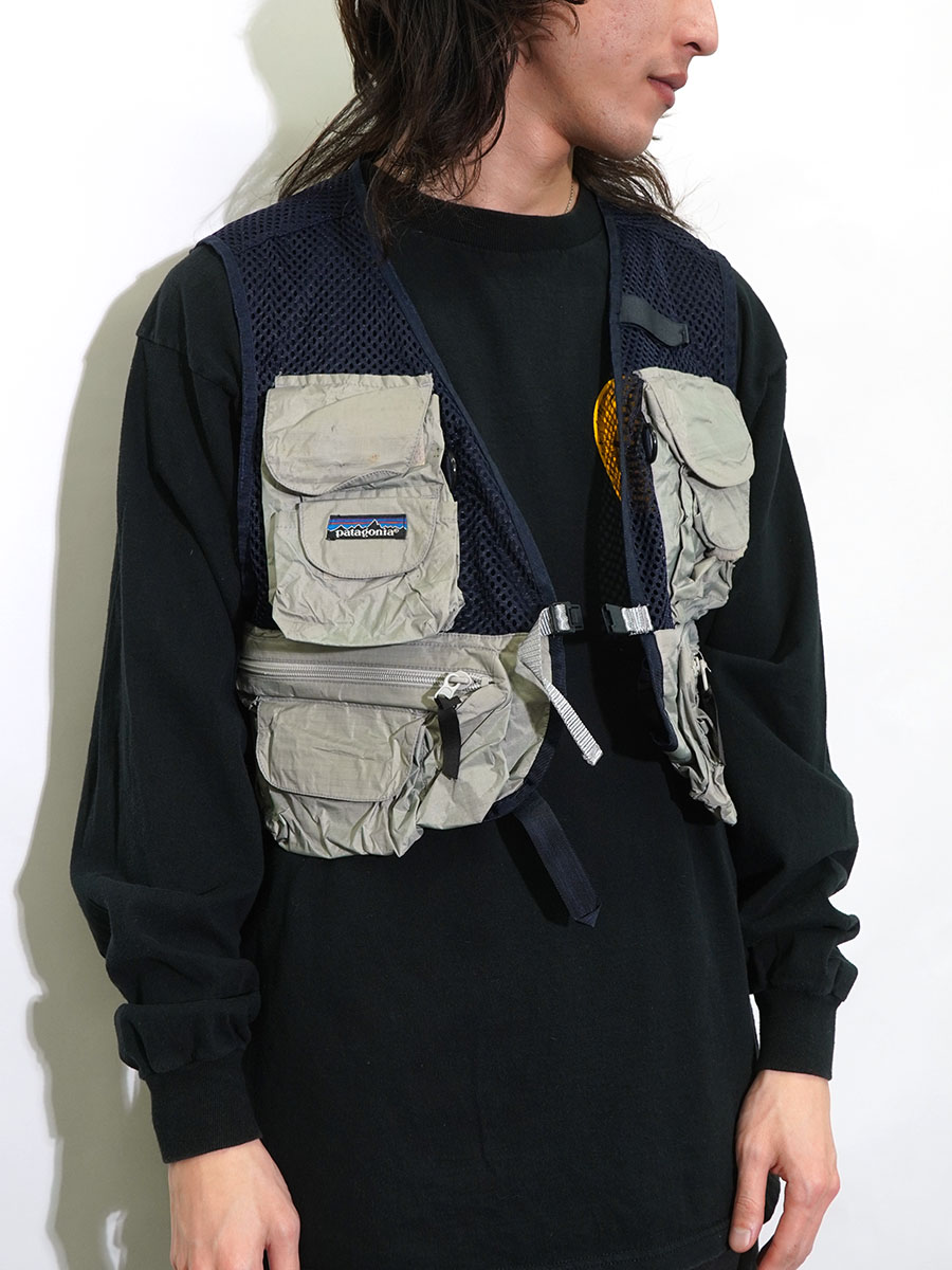 90's パタゴニア メッシュフィッシングベスト 表記(M) | すべての商品