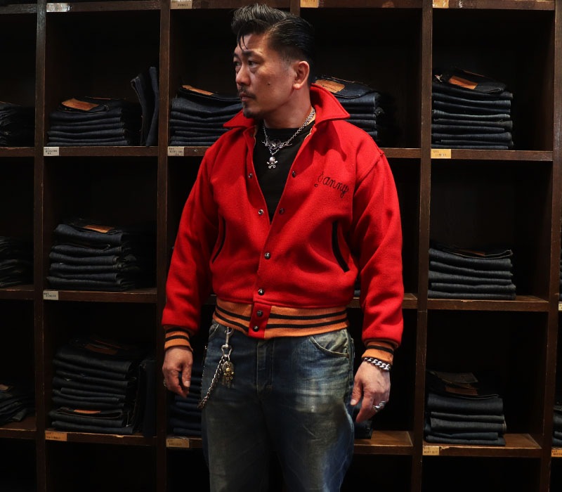1950s CAR CLUB JACKET , Size 40