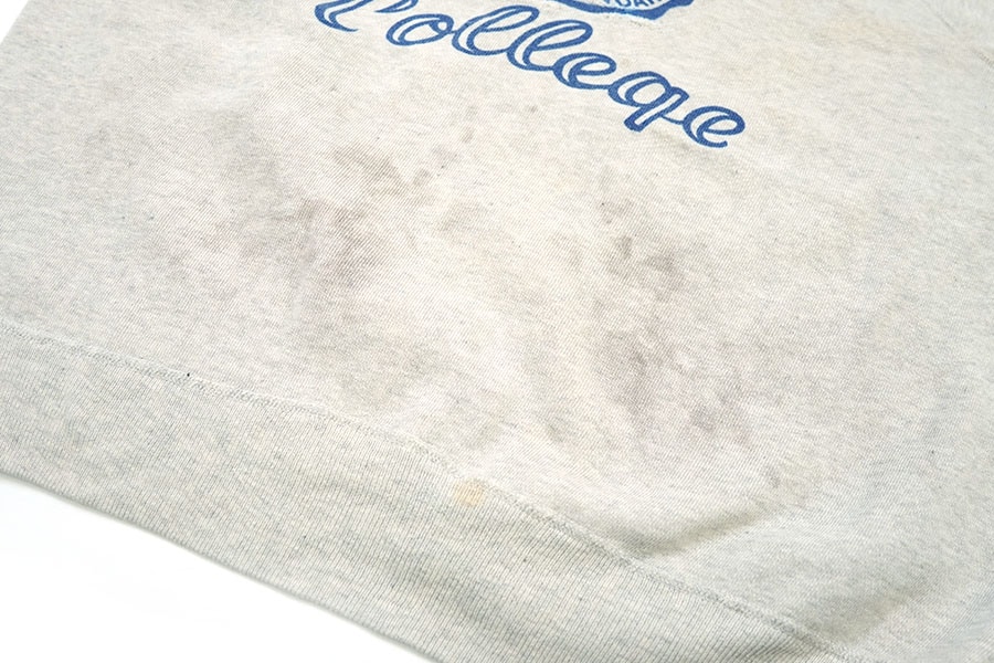60'S CHAMPION ''RICKS COLLEGE'' WATER PRINT SWEAT SHIRT (SIZE