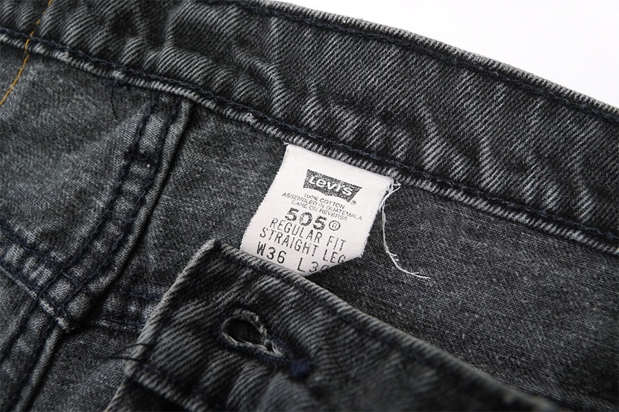 90'S LEVI'S 505 BLACK JEANS (SIZE.W36 L30) MADE IN USA | NEW ITEM