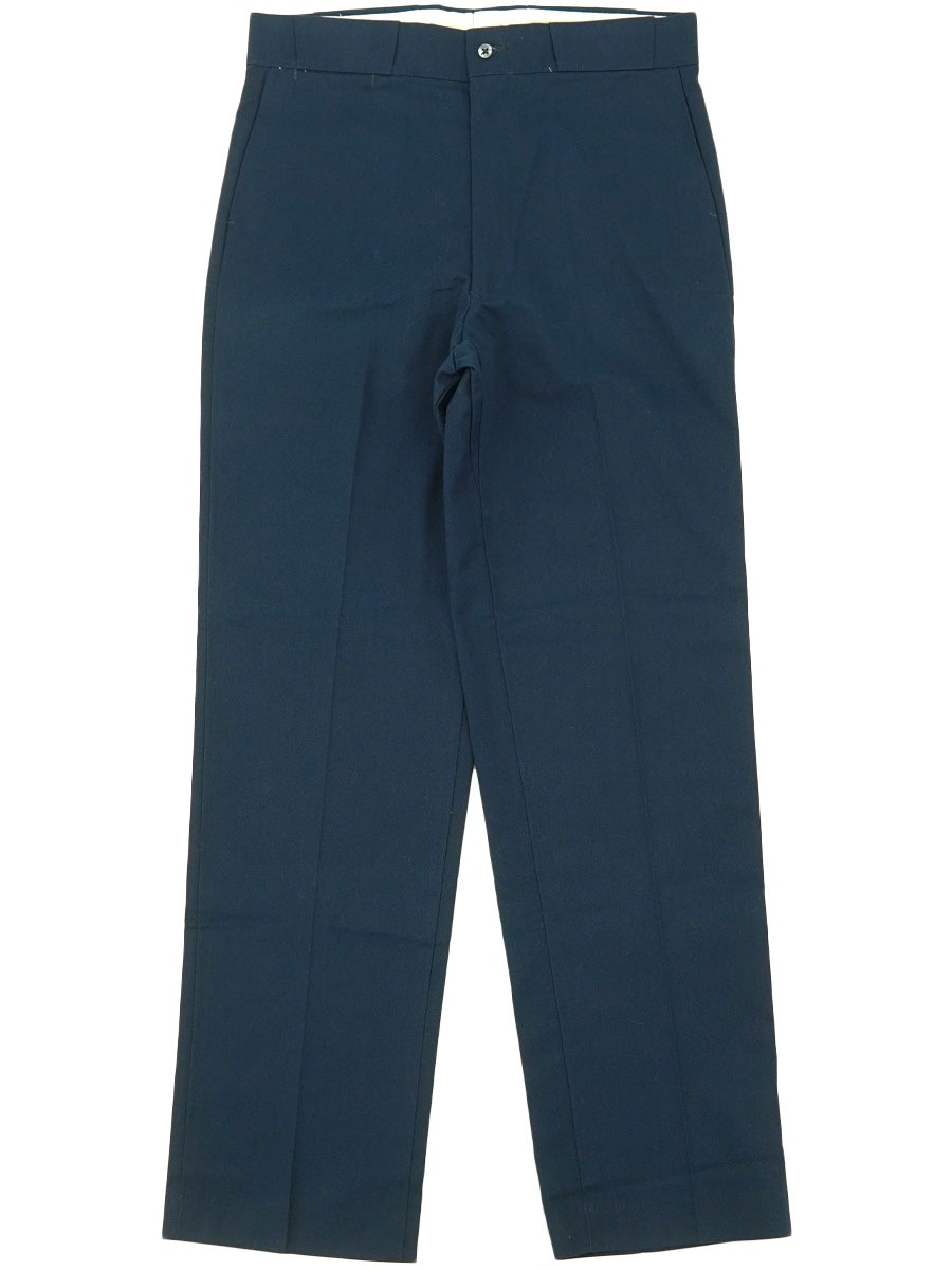 70'S WORK-MATES BY BIG YANK WORK PANTS NAVY (SIZE. W34 L32 33) NOS