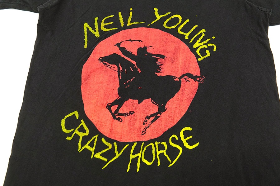 90's NEIL YOUNG & CRAZY HORSE ''RAGGED GLORY '91'' 両面プリント T