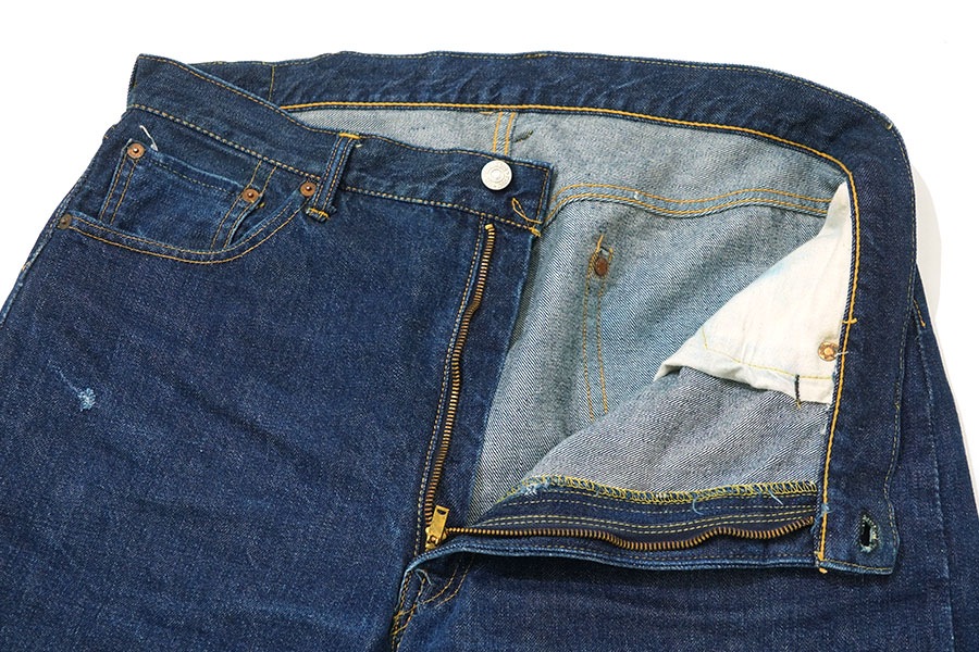 50'S Levi's 501ZXX デニムパンツ 濃紺 実寸(W36 L31) レザーパッチ残り