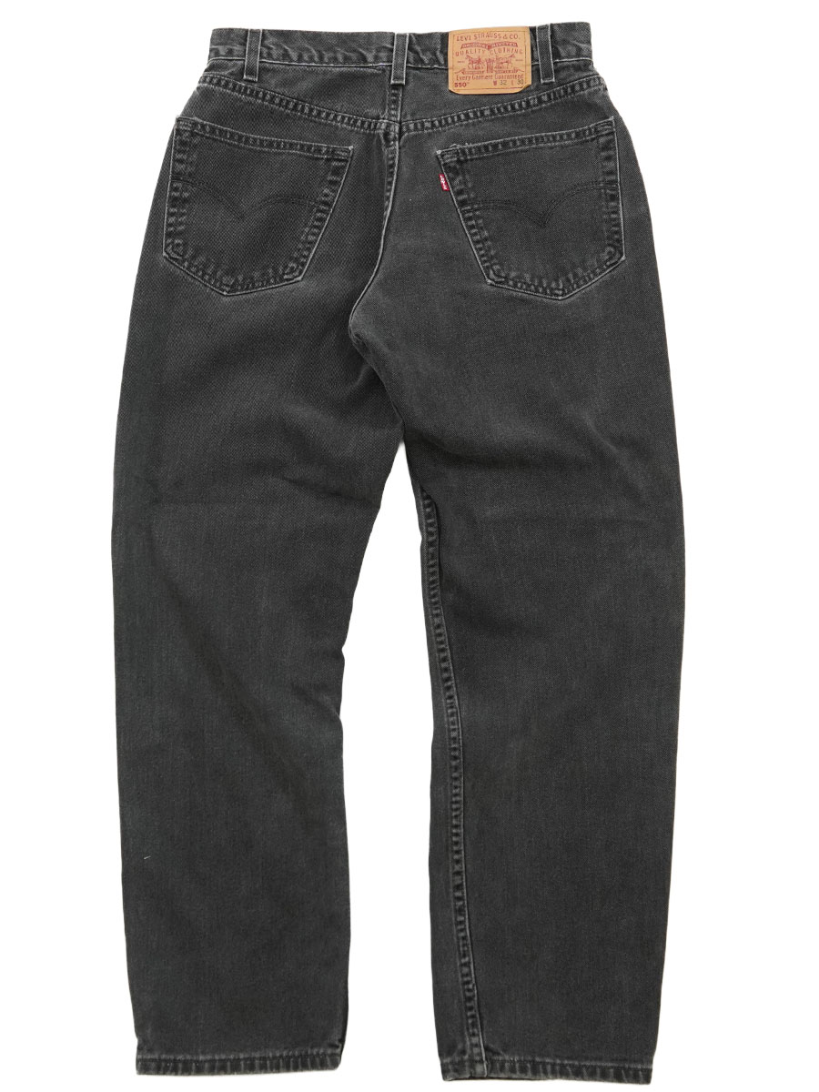 00'S LEVI'S 550 BLACK JEANS (SIZE.W32 L30) MADE IN MEXICO | NEW