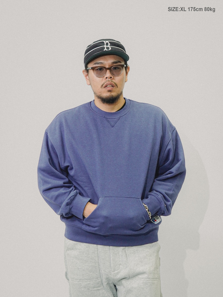 RUSSELL × BerBerJin Nu Blend Double Face CN Sweat NAVY