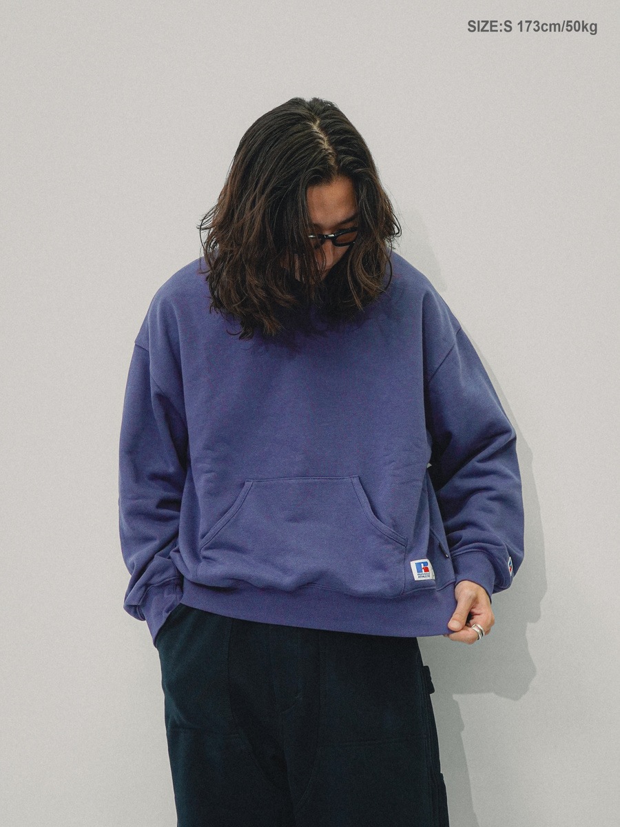 RUSSELL × BerBerJin Nu Blend Double Face CN Sweat NAVY