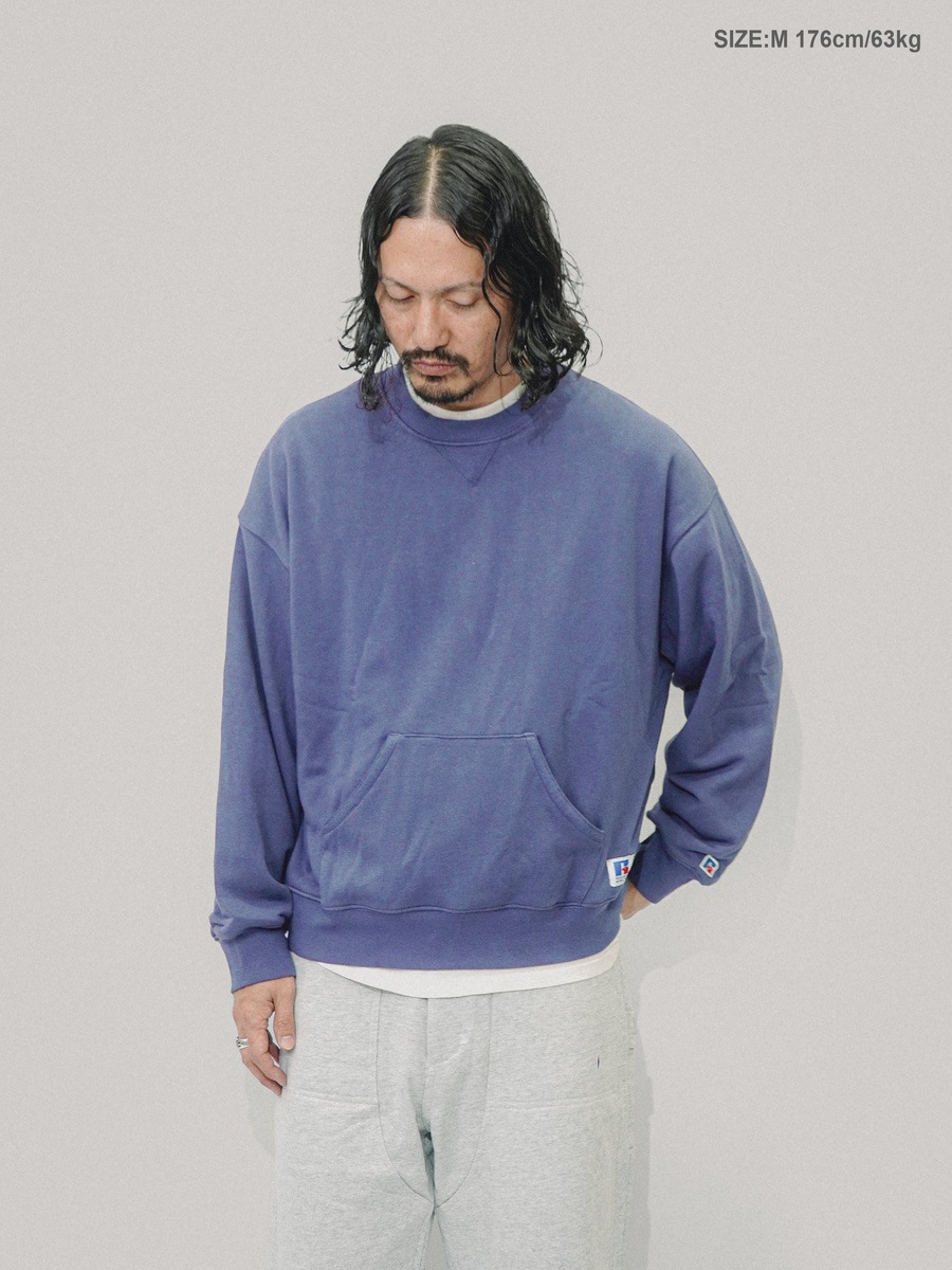 RUSSELL × BerBerJin Nu Blend Double Face CN Sweat NAVY