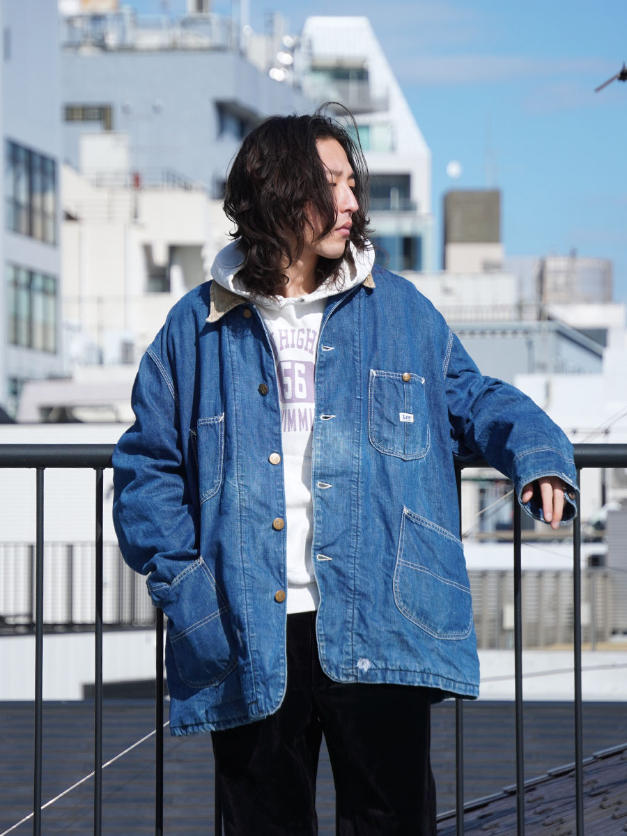 50's Lee 81-LJ 襟コーズ 裏ブランケットライナー デニムカバーオール