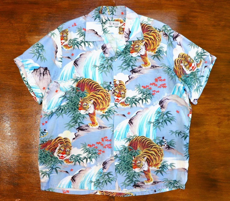1950s HAWAIIAN SHIRT , Size  M