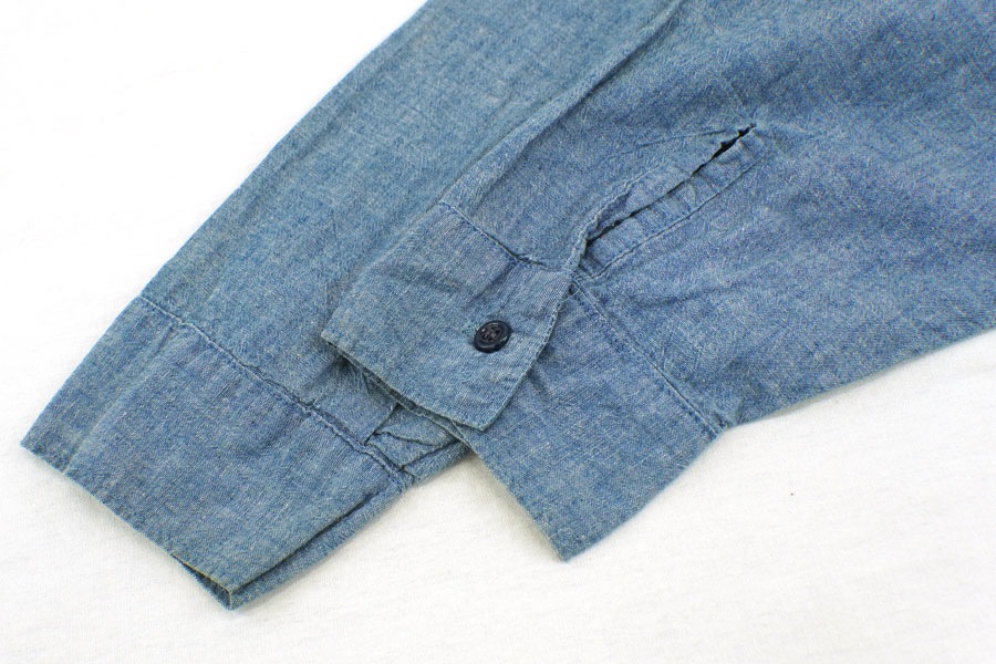 80's FIVEBROTHER シャンブレーシャツ 表記(L) | SOLD OUT