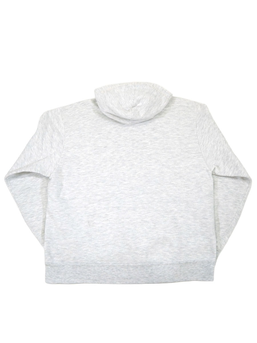 90'S CHAMPION H/Z HOODED SWEAT SHIRT LIGHT GREY/BROWN (SIZE.X