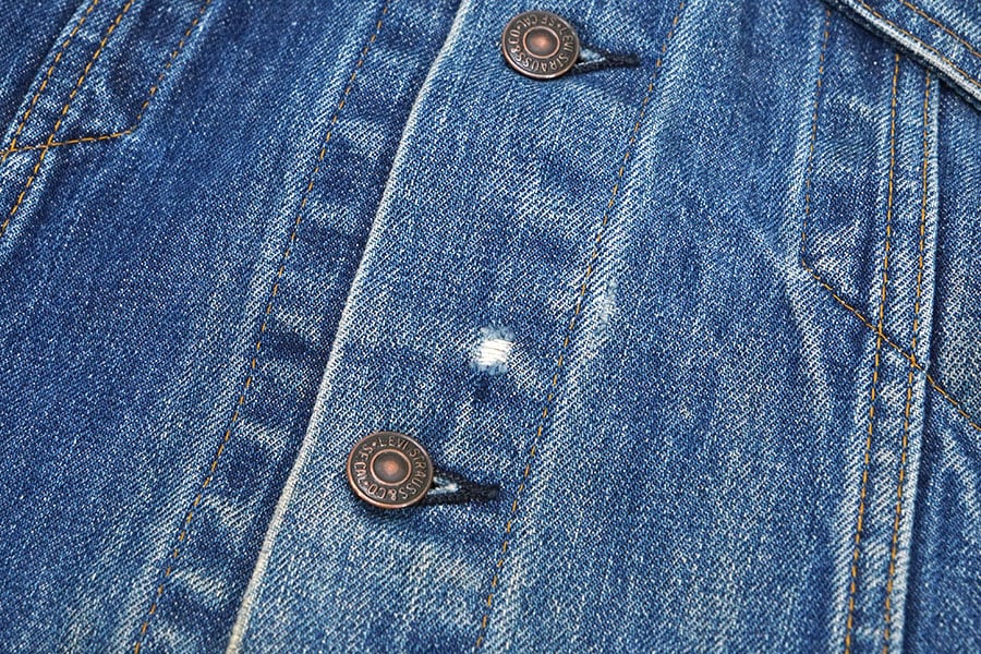 70's Levi's 70505 スモールe デニムジャケット 良雰囲気 実寸