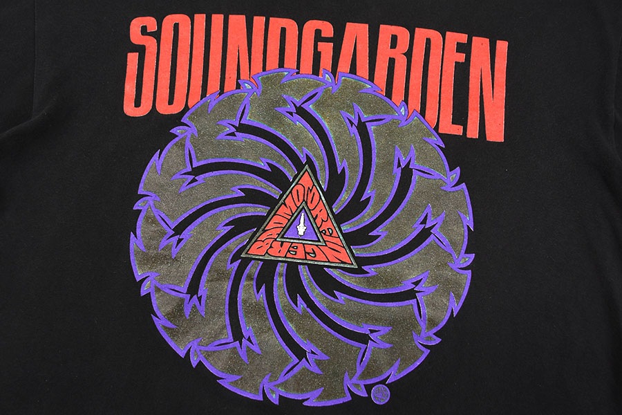 90's BROCKUM SOUNDGARDEN ''BADMOTORFINGER'' 両面プリント T