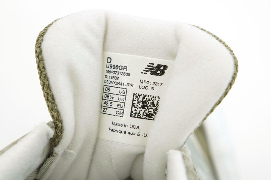 未使用 NEW BALANCE U996GR 表記(9D) USA製