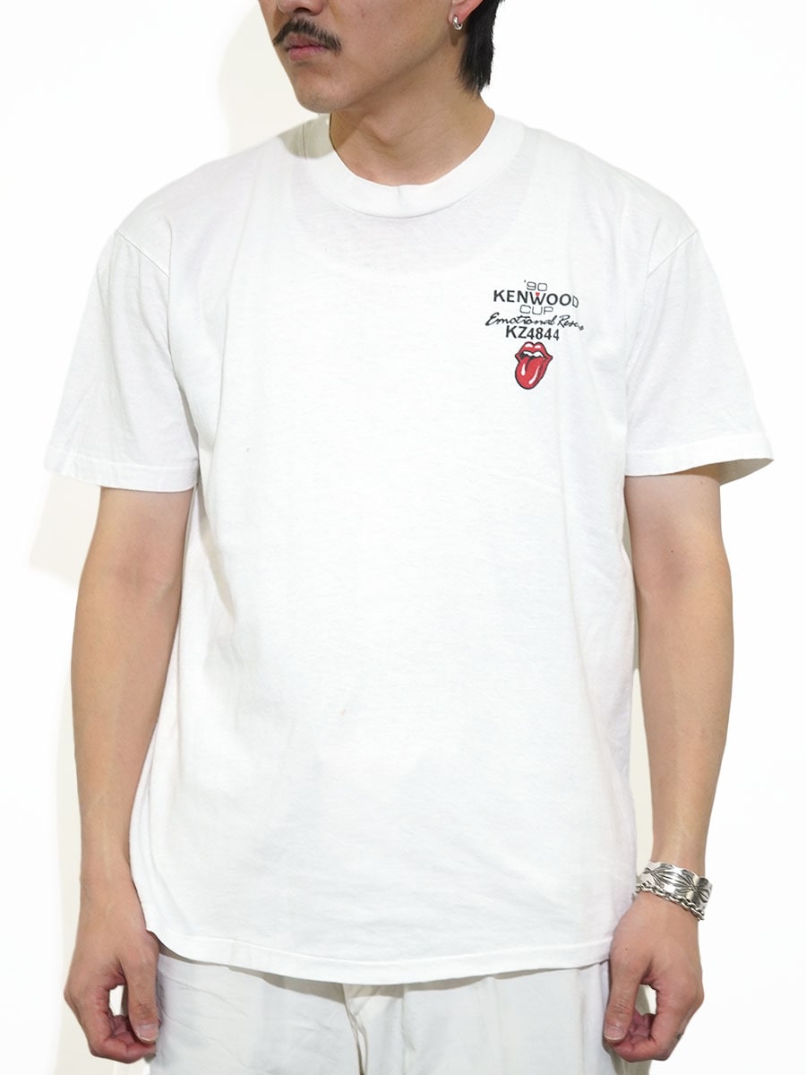 90's Stedman ''Kenwood Cup 1990'' リップ&タン 両面プリントTシャツ