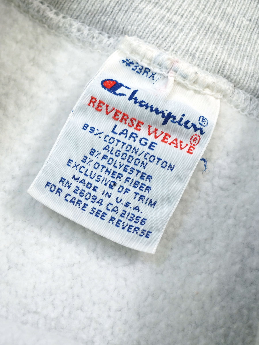 80s 新品 ヴィンテージ アメリカ製 ROMAN ロマン ヤンキース B163 90's 刺繍タグ チャンピオンRW ''MANHATTAN COLLEGE'' 表記(L) USA製