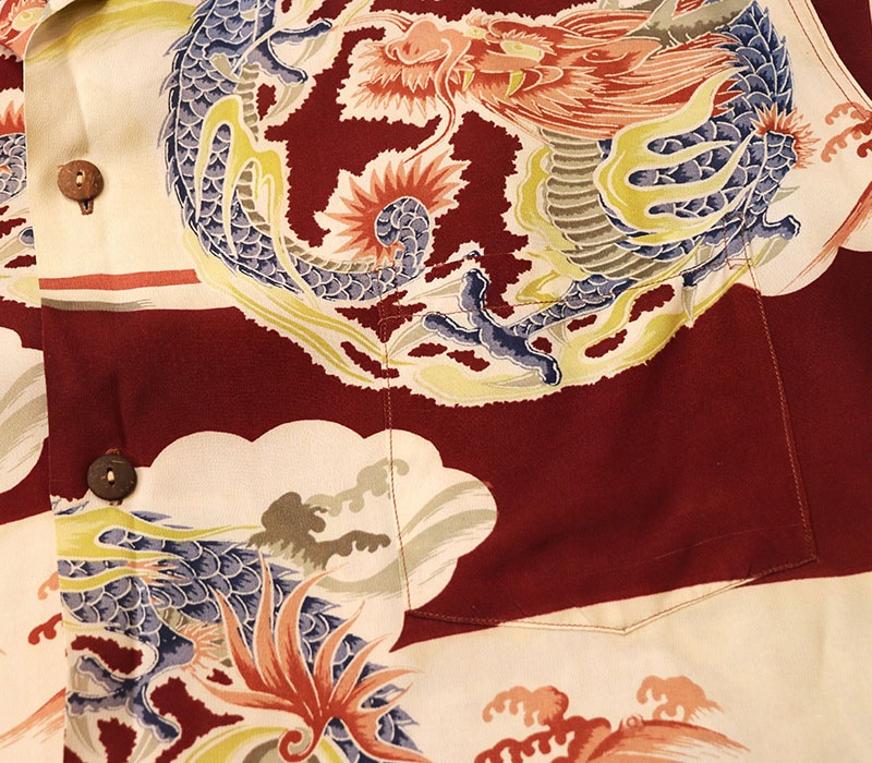 1940s HAWAIIAN SHIRT , Size XL