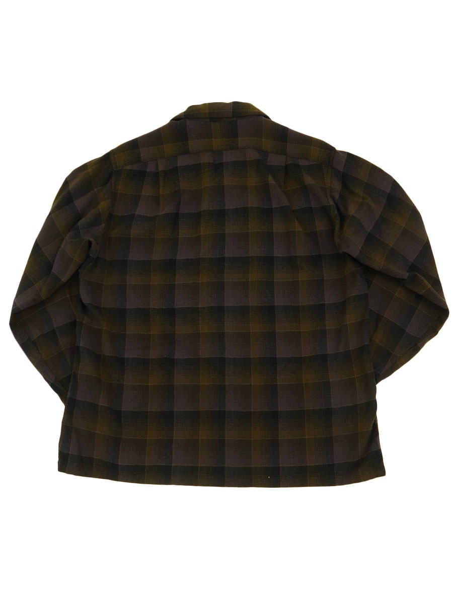 50'S PENDLETON PLAID BOARD SHIRT (SIZE.MEDIUM)