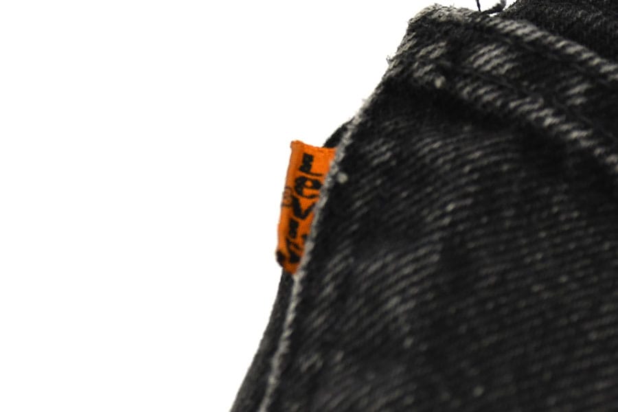 80's Levi's 517 ブラック デニムパンツ ヒゲ落ち 表記(33x34) USA製