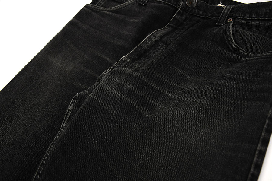 80's Levi's 517 ブラック デニムパンツ ヒゲ落ち 表記(33x34