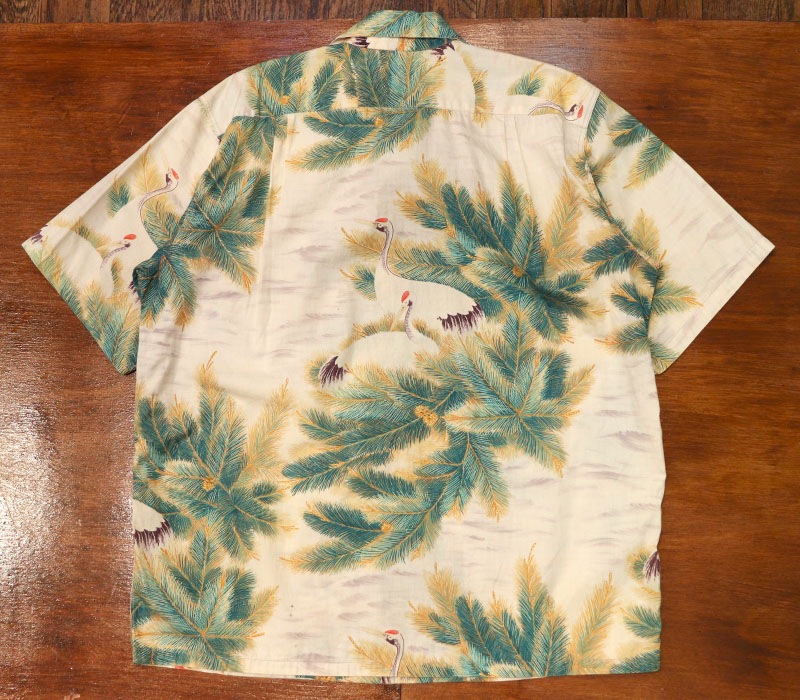 1950s COTTON HAWAIIAN , Size L