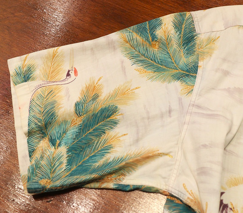 1950s COTTON HAWAIIAN , Size L