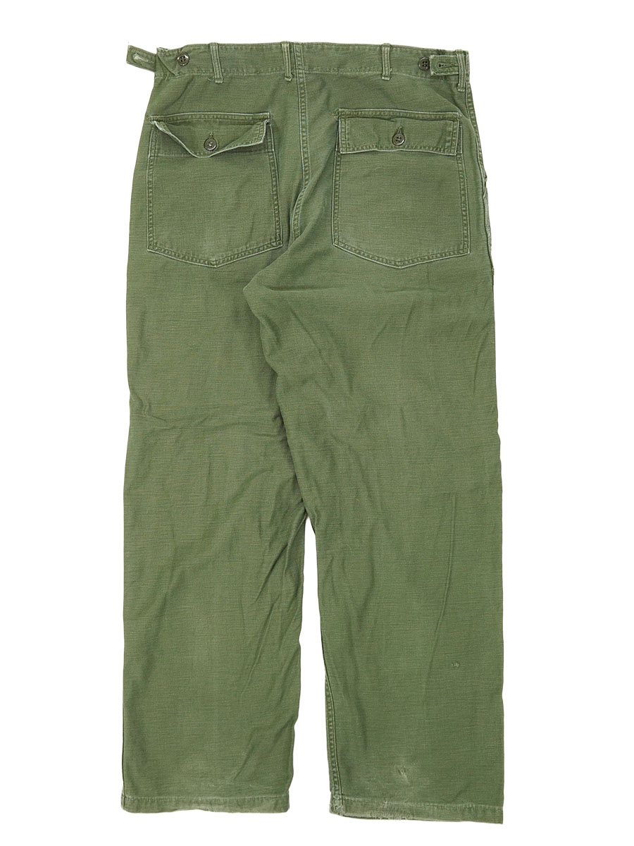 64 U.S.ARMY 初期 ベイカーパンツ ボタンフライ 表記(36x33) | NEW