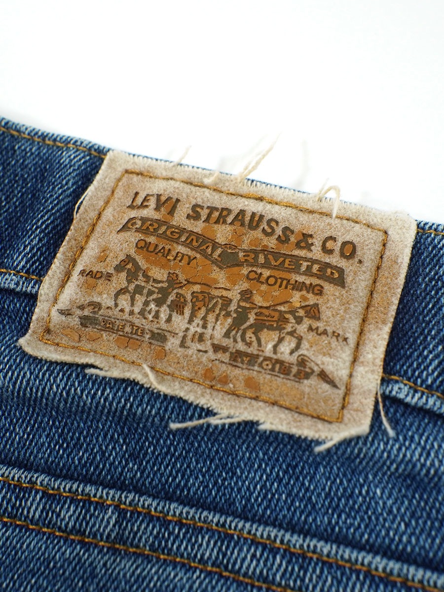 90's Levi's ACTION JEANS ストレッチ デニムパンツ 良雰囲気 表記(36x32) USA製