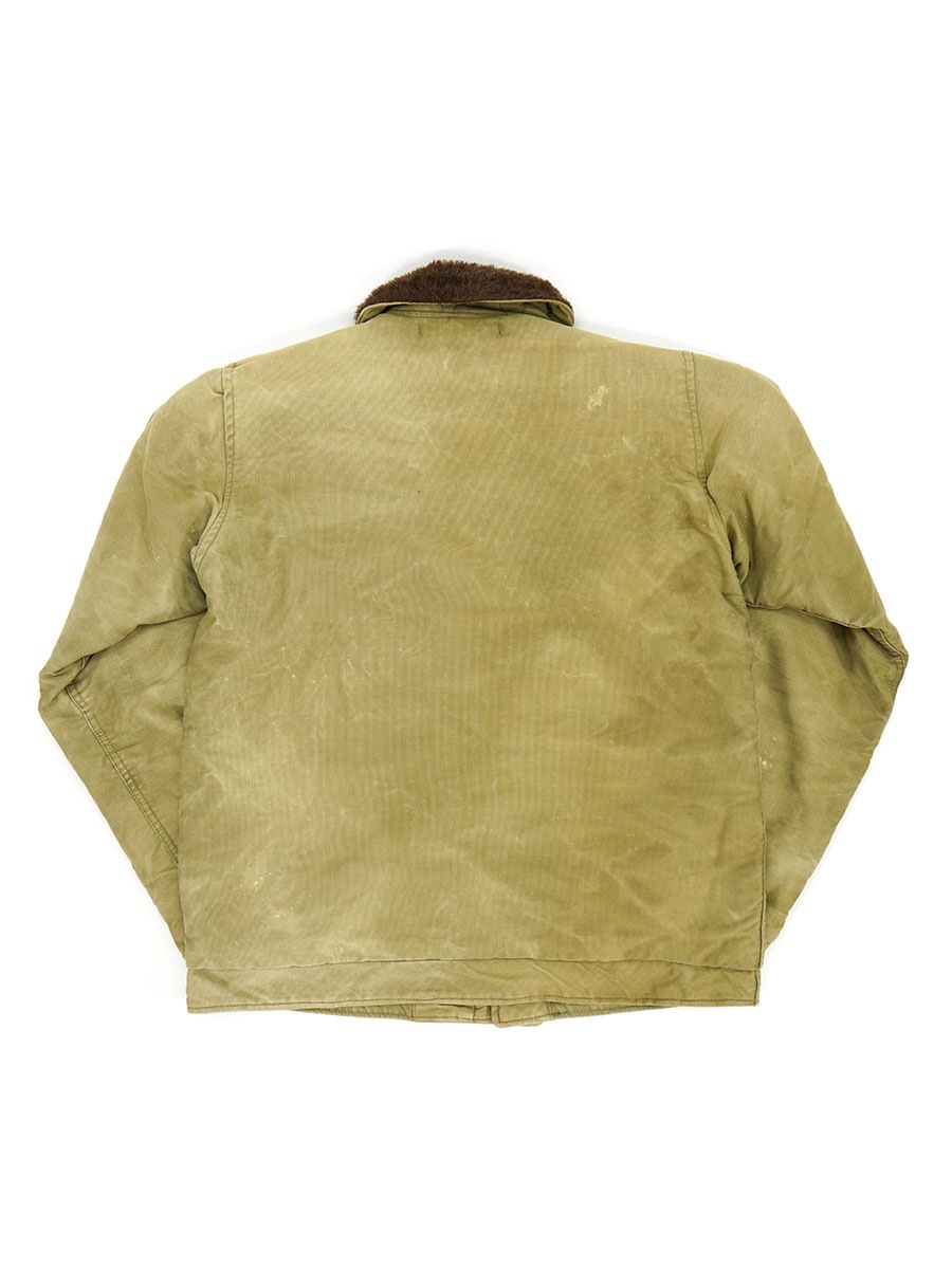 激レア４０年代 USNデッキジャケット ゴールデンサイズ38 第二次世界大戦 40's U.S.NAVY N-1 デッキジャケット ステンシル 実寸(36位