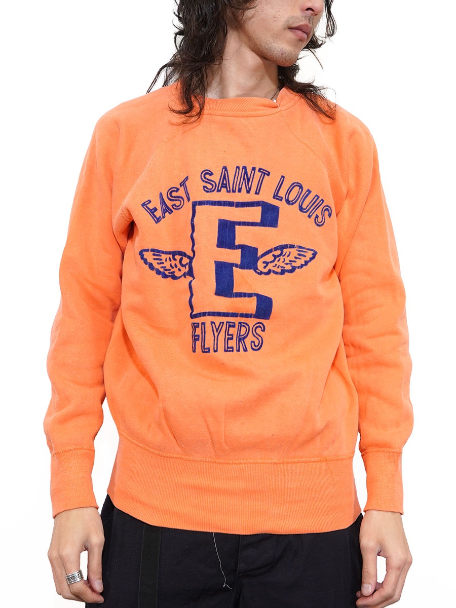 60's WHITMER-PANTHER フロッキープリント スウェット 60's WHITMER-PANTHER フロッキープリント スウェット 60's