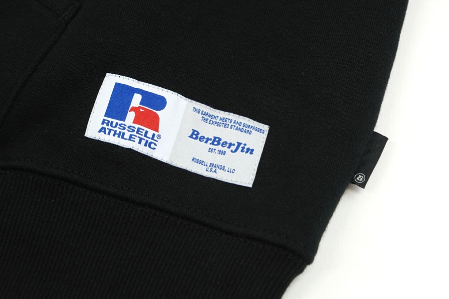 RUSSELL × BerBerJin Nu Blend Double Face CN Sweat BLACK