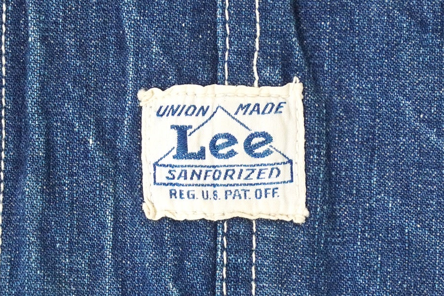 40's Lee ハウスマークタグ 91-SB ローバック デニムオーバーオール 味