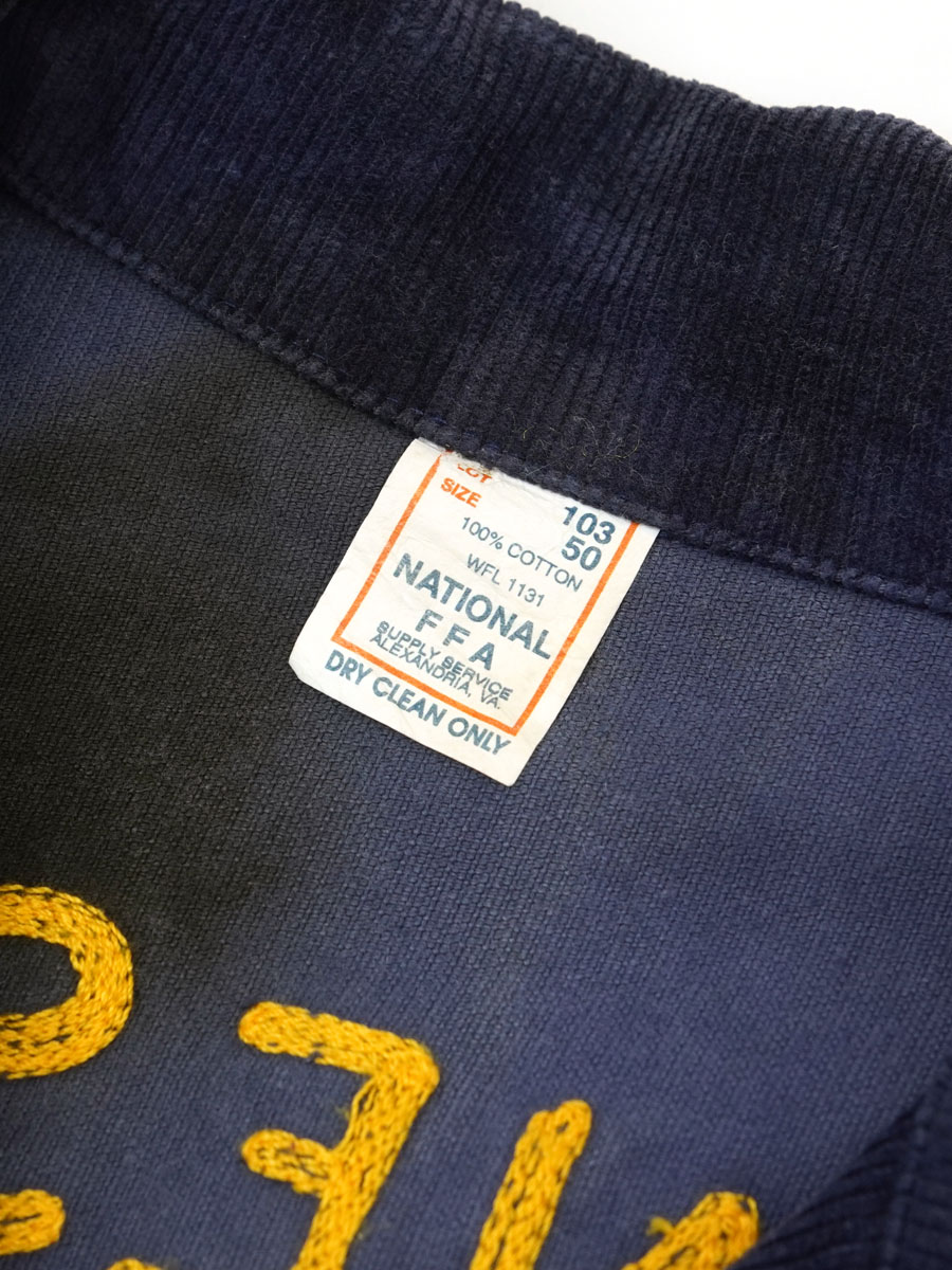【クリーニング済み】wう17 NATIONAL FFA ジャケット　size40 FFA NATIONAL アメリカ国立農業学校 FFAジャケット メンズS相当