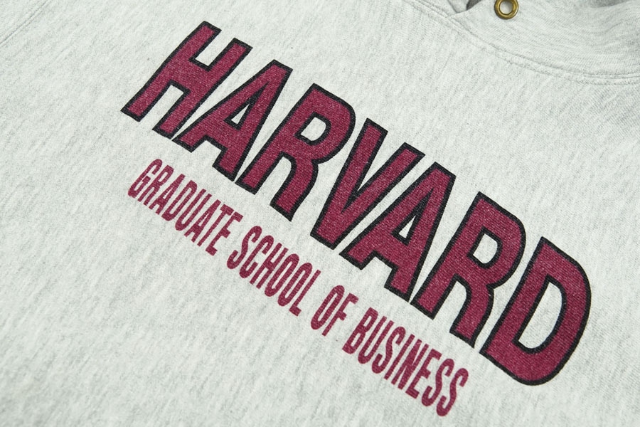 80's プリントタグ チャンピオンRWパーカ ''HARVARD'' 染み込み 表記(L) USA製